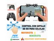 CONTROL CON GATILLO AK-66 PARA CELULAR