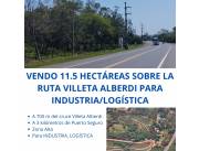 TERRENO 11 HAS 5000 M2 SOBRE LA RUTA VILLETA ALBERDI PARA INDUSTRIA/LOGÍSTICA