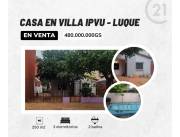 Vendo casa en villa ipvu Luque zona Residencial