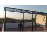 PERGOLAS MODERNAS CON ESTRUCTURAS METALICAS