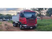 Camión volquete scania 124-400 doble eje