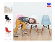 SILLA EAMES KIDS (3864) DISEÑO MODERNO Soporta 40 kg.