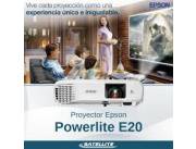 PROYECTOR EPSON E20 3400 LUMENS XGA EN CUOTAS DE 262.000.-