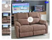 SOFA POLTRONA COUFA 2 LUGARES RECLINABLE (932)