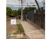 VENDO!!! 392 M2. TERRENO EN LAMBARÉ, ZONA AVDA. SAN ISIDRO