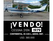 Vendo Cessna 210N Centurión Año 1979 en Linea de Vuelo.