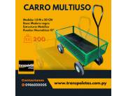 Carrito manual para traslado 400kg y 200kg