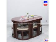 JUEGO DE COMEDOR 6 SILLAS ALASKA (4904)