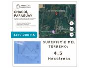 Terreno de 4.7 hectáreas en Chacoi