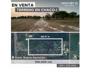 EN VENTA‼️ Terreno nivelado en la zona de Chaco'i conocida como Nueva Asunción.