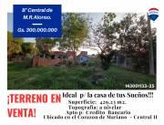 Terreno en venta en el centro de Mariano R. Alonso