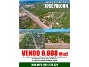 VENDO 9.988 mts2 en JOSÉ FALCÓN