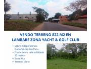 LAMBARE ZONA YACHT & GOLF CLUB TERRENO 822,50 M2