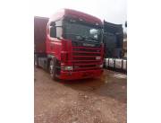 TRACTO CAMION SCANIA 124/360 AÑO 2001 TRUCADO, CAJA 3Y3, IMPECABLE.