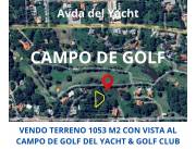 EN LAMBARÉ CON VISTA AL CAMPO DE GOLF DEL YACHT & GOLF CLUB TERRENO 1053 M2