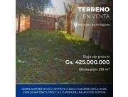 EN VENTA TERRENO EN SAJONIA