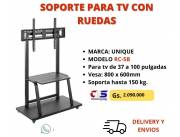 SOPORTE PARA TV CON RUEDITA DE 42 A 100