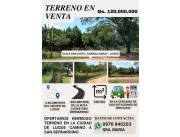 Vendo Hermoso Terreno en Cañada Garay-Luque