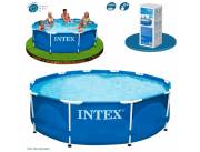 PILETAS CON ESTRUCTURA DE METAL INTEX