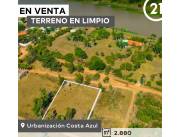 EN VENTA‼️ Terreno en Urbanizacion Costa Azul - Limpio