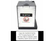 Caja de mantenimiento T6714 para Epson WF - C8190 C8610 C8690 C860 C869Ra C869 C878 C879