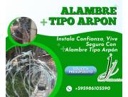 Instala Alambre Perimetral Tipo Arpón, Vive Seguro: Alambre