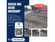 TERRENO EN ESQUINA EN LAMBARE - ESPECIAL PARA RESIDENCIA O INVERSION