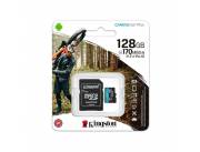 MEMORIA KINGSTON MICRO SD 128GB SDCG3/128GB 170/90 CANVAS GO PLUS CON ADAPTADOR