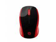 MOUSE HP 200 2HU82AA ABL ROJO WIR