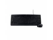 TECLADO+MOUSE KLIP XTREME USB KCK-251S DESKMATE ESP/NEG
