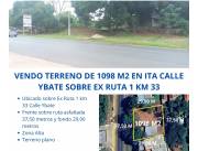 SOBRE EX RUTA 1 KM 33 ITA CALLE YBATE TERRENO 1098 M2