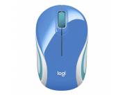MOUSE LOGITECH 910-005360 M187 WIR AZUL/BLANCO