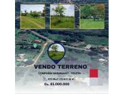 VENDO TERRENO EN VILLETA CIA. NARANJAISY