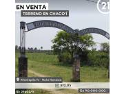 Vendo Terreno en Chaco´í