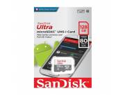 MEMORIA SANDISK MICRO SD 128GB ULTRA 80MB/S C10