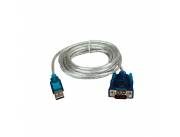 CABLE CONVERTIDOR XTECH USB(M)- SERIAL DB9(M) 3M XTC-319 12MBPS AZUL