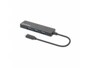 HUB USB-C/USB-A MANHATTAN 164924 4 PORT/5GBPS NEG