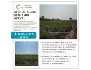 Venta de 389 hectáreas en Benjamín Aceval - ¡Oferta única!