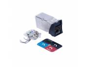 JACK ZMAX RJ45 CAT6A SIEMON BK HYBRID