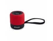 PARLANTE VERBATIM 70230 MINI BLUETOOTH ROJO