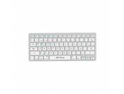 TECLADO BT FTXB1000 ULTRA SLIM POR/PLATA