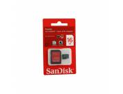 MEMORIA SANDISK SD 16GB 80MBS CLAS10