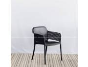 SILLA FIJA NEGRO TRAMONTINA