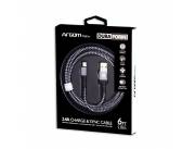 CABLE ARGOMTECH ARG-CB-0021BK MICRO USB TO USB 1.8M NEGRO