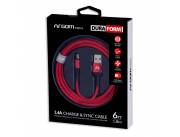 CABLE ARGOMTECH ARG-CB-0021RD MICRO USB TO USB 1.8M ROJO