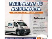 Equipamiento integral para ambulancias