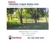 EN VENTA TERRENO LUQUE MORA KUE