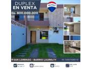 EN VENTA DUPLEX EN SAN LORENZO BA. LAURELTY