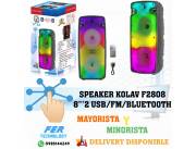 SPEAKER KOLAV F2808 8"*2 USB/FM/BLUETOOTH