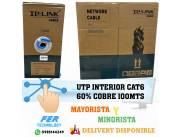 UTP INTERIOR CAT6 60% COBRE 100MTS